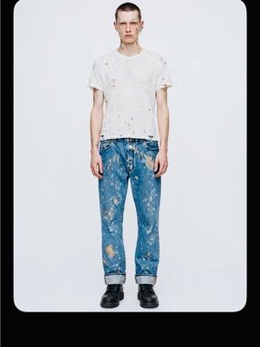 Levi’s perfectly imperfect button fly jeans